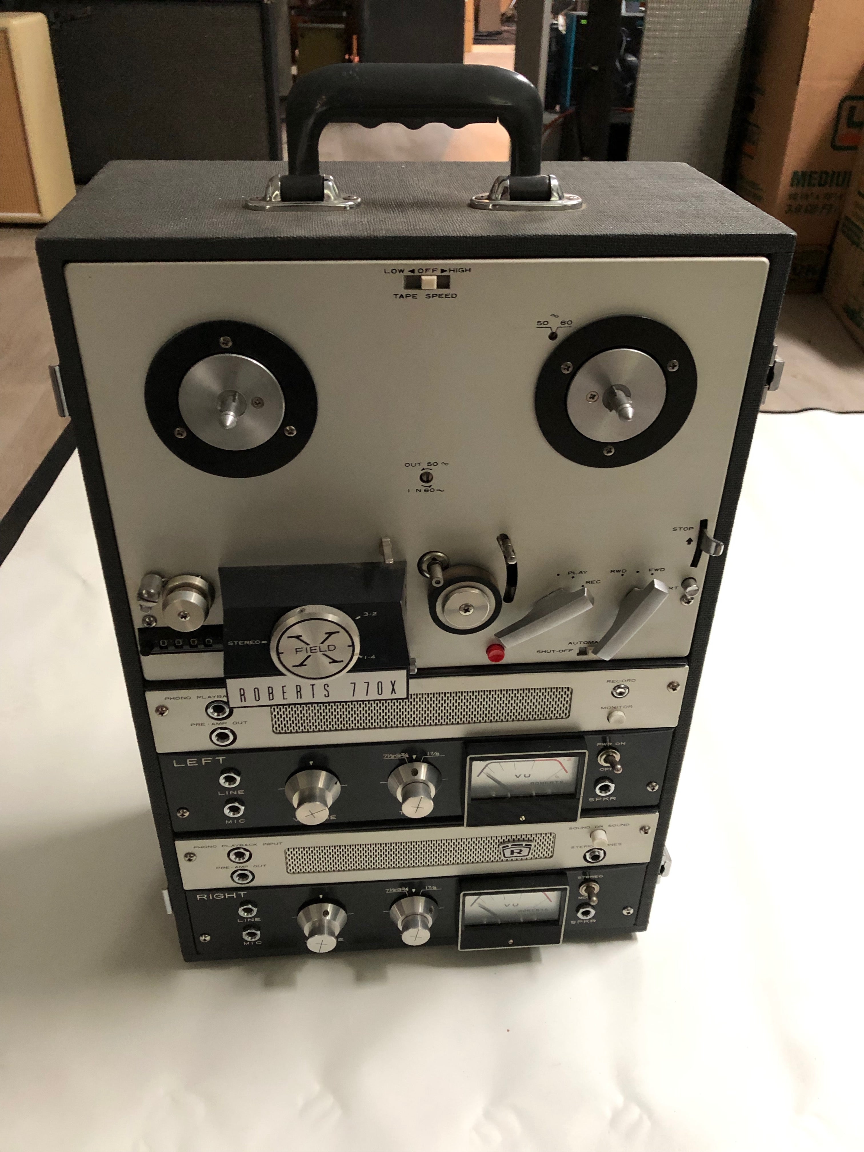 roberts 770 reel to reel tape recorder 1965, apparently an …