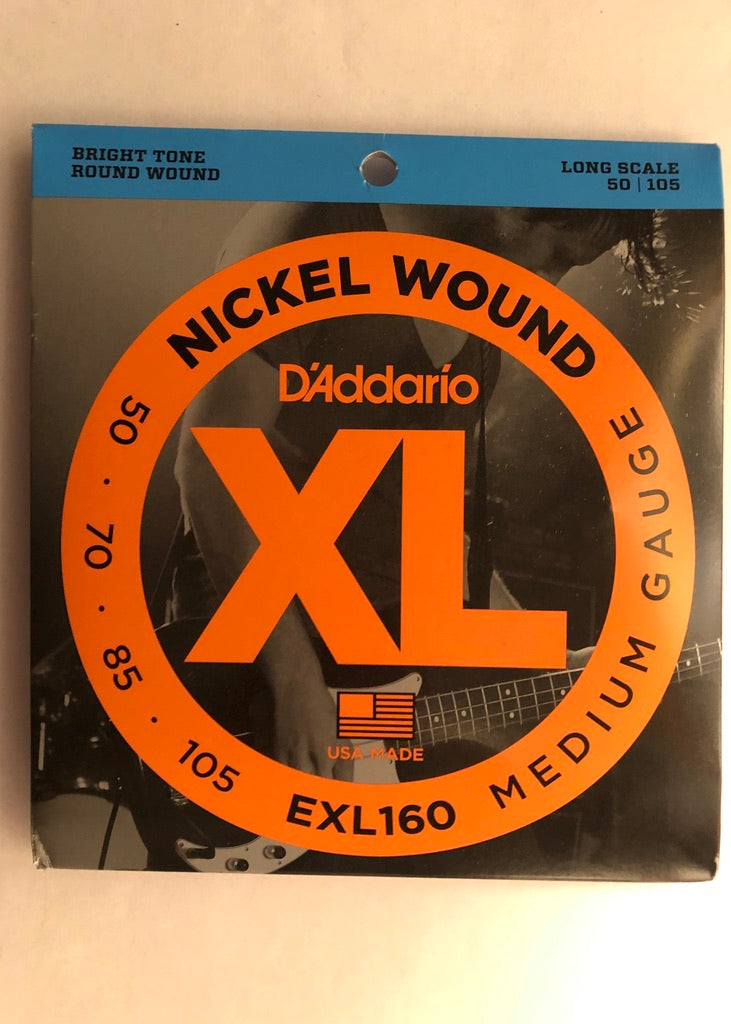 D’Addario - Bass Medium Gauge - EXL160